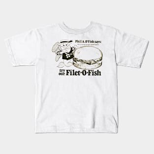 Retro Fish Filet Kids T-Shirt